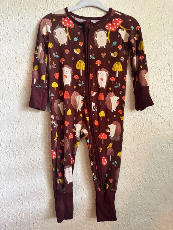 Little Sleepies Other - Little Sleepies Happy Hedgehogs Zippies Pajamas Gender Neutral - 3-6 Months